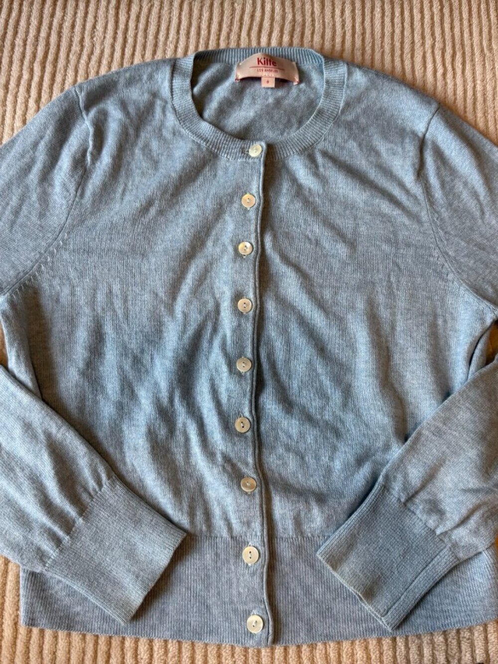 Kilte Carrie Cardigan Heather Grey Cotton-Cashmere